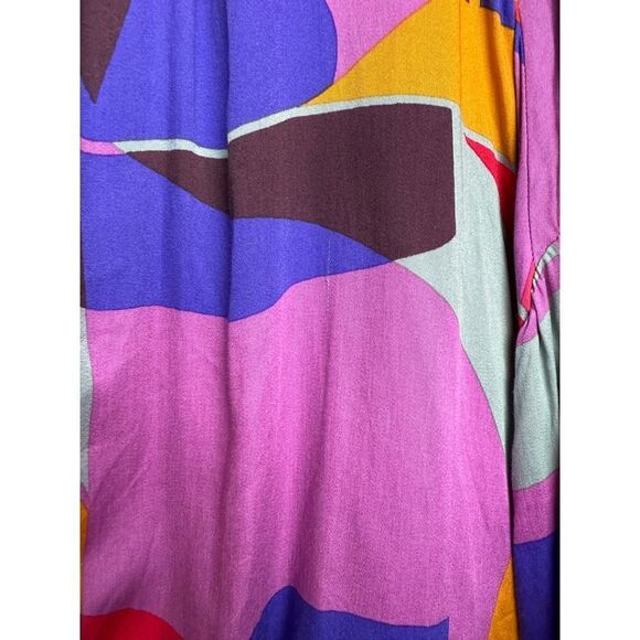 Karlie Mosaic Button Up Vneck Top NWT Sz. S - Picture 6 of 7